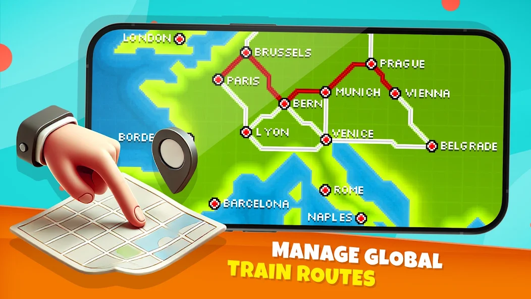 Pocket Trains: Railroad Tycoon gameplay screenshot 2